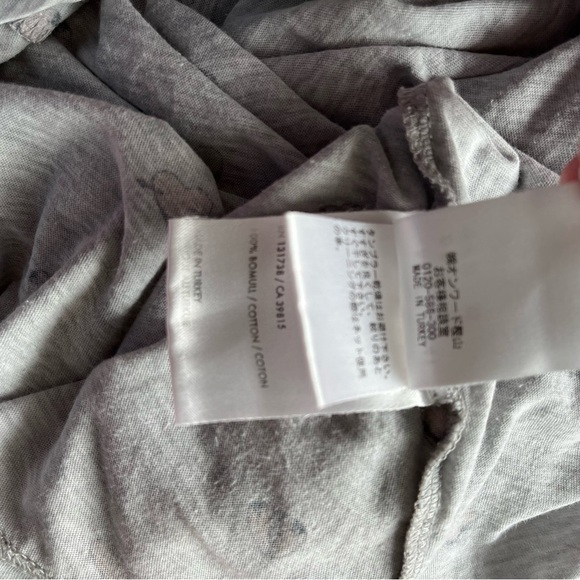 ACNE Studios sz XS Gray Short Sleeve Tshirt Standard Hearts AW12 Loose Fit - Picture 14 of 16